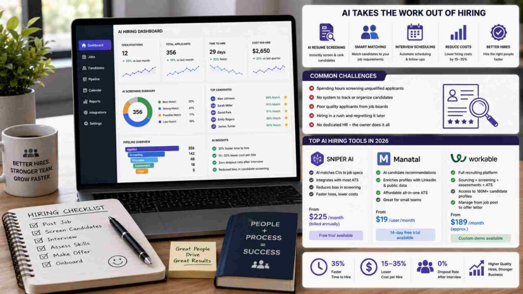 ai tools for HR and hiring 2026