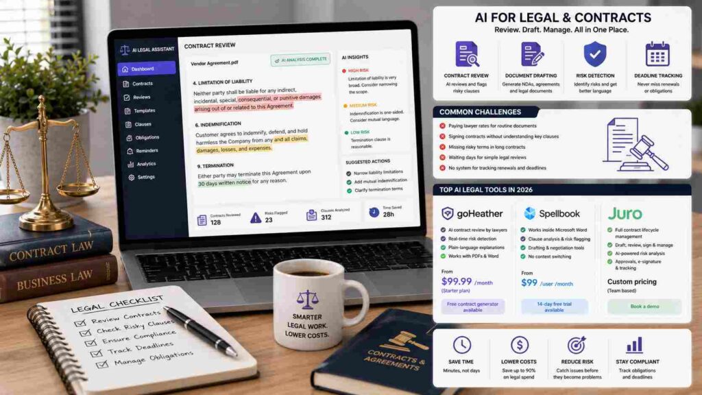 ai tools for Legal & Contracts