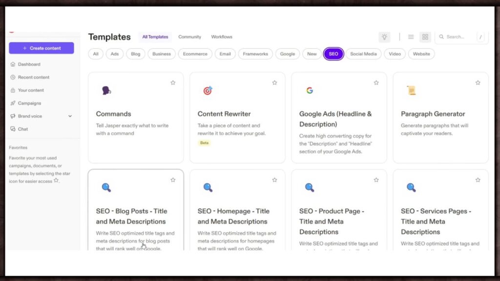 jasper ai review 2026 seo ai tool